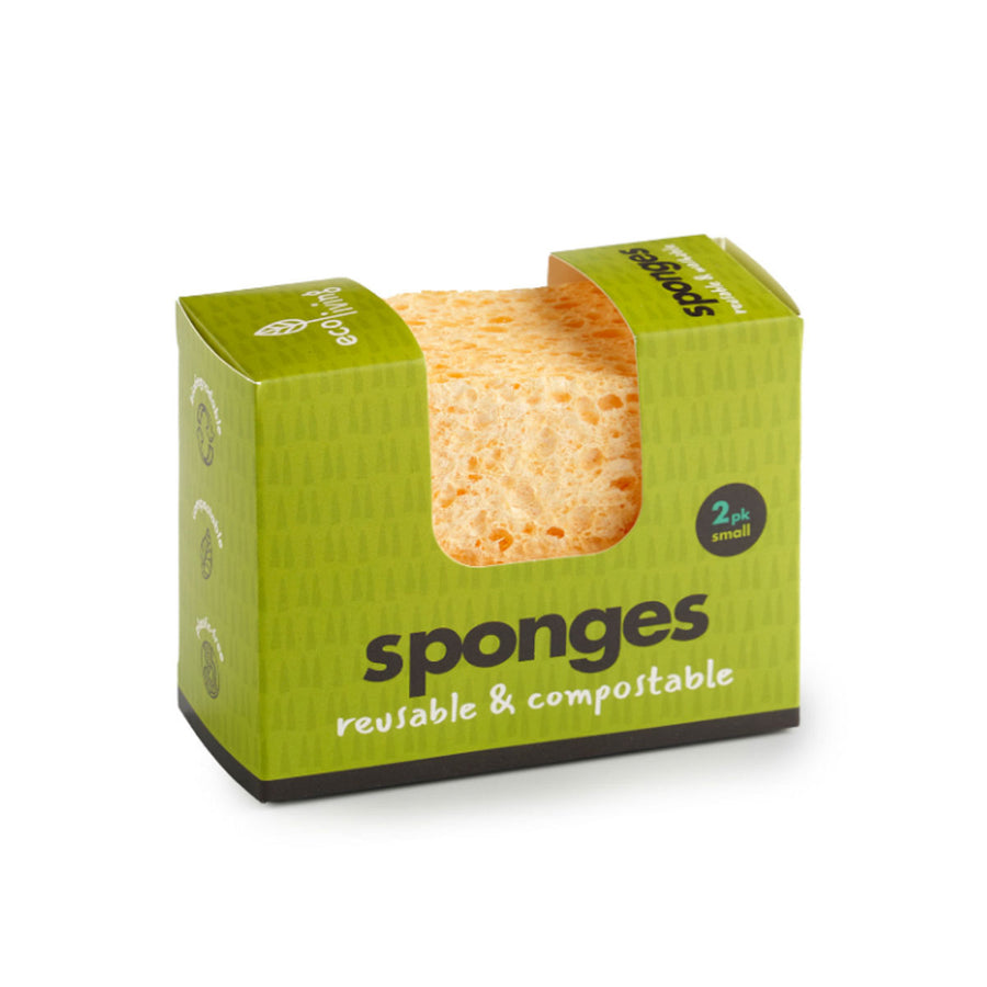 Eco Compostable Wavy Sponge - Pack of 2 - The Danes