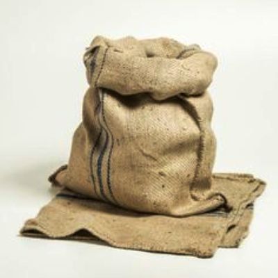 Large Natural Hessian Garden & Display Sack | Red Stripe - Thedanes.co.uk - Creative & Sustainable Living The Scandinavian Way