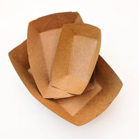 Biodegradable Kraft Food Trays - 3 sizes - Thedanes.co.uk - Creative & Sustainable Living The Scandinavian Way