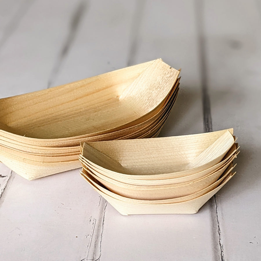 Summer Meadow Canapé Party Packs - Wooden Bowls & Skewers - The Danes